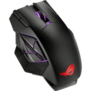 ASUS ROG Spatha X Wireless Gaming Mouse (Magnetic Charging Stand, 12 Programmable Buttons, 19,000 DPI, Push-fit Hot Swap Switch Sockets, ROG Micro Switches, ROG Paracord and Aura RGB lighting)