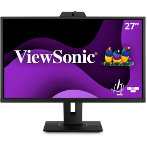 ViewSonic VG2740V 27" 1080p Ergonomic IPS Monitor with 2MP Web Camera, Microphone, HDMI, DP