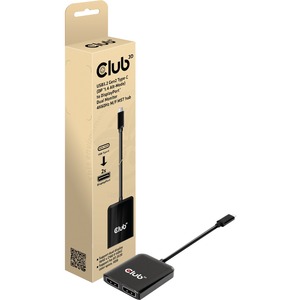 Club 3D USB3.2 Gen2 Type-C(DP Alt-Mode) to DisplayPort Dual Monitor 4K60Hz M/F MST Hub