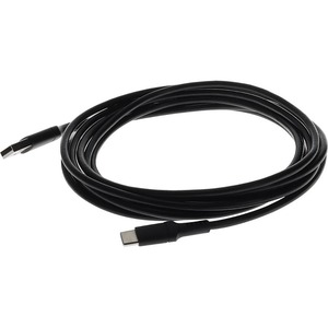 AddOn 3.0m (9.8ft) USB-C Male to USB 2.0 (A) Male Sync and Charge Black Cable