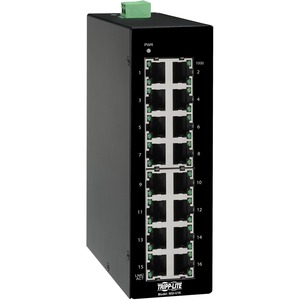 Tripp Lite by Eaton 16-Port Unmanaged Industrial Gigabit Ethernet Switch
