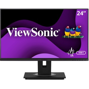 ViewSonic VG2456a 24" 1080p Ergonomic IPS Docking Monitor with 90W USB C, RJ45 and Daisy Chain