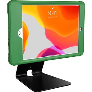 CTA Digital Quick Release Secure Table Kiosk with Inductive Charging Case (Green)