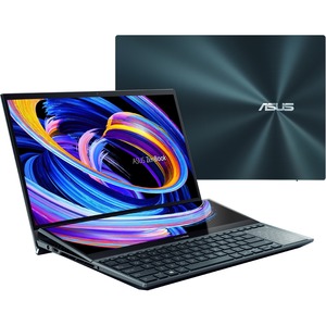 Asus ZenBook Pro Duo 15 UX582 15.6" Touchscreen Notebook Intel Core i9-11900H 32GB RAM 1TB SSD NVIDIA GeForce RTX 3060 6GB Celestial Blue