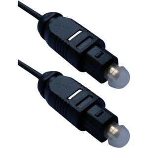 QVS 3ft Toslink Digital/SPDIF Optical UltraThin Audio Cable