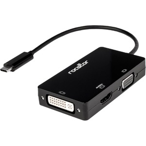 Rocstor Premium USB-C Multiport Video Adapter 3-in-1