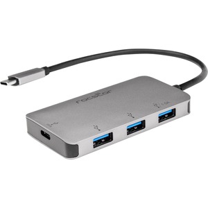 Rocstor Premium USB-C to USB-A Hub with 100W Power Delivery