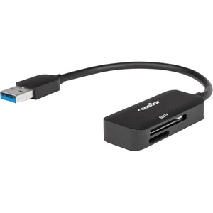 Rocstor USB 3.0 External Memory CR Multi Media SDHC MICROSD Black