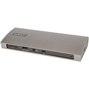 StarTech.com Thunderbolt 4 Dock, 96W Power Delivery, Single 8K / Dual Monitor 4K 60Hz, 3x TB4/USB4 ports, 4x USB-A, SD, GbE, 0.8m cable