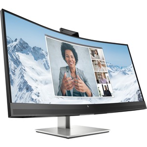 HP E34m G4 34" Class Webcam WQHD Curved Screen LCD Monitor