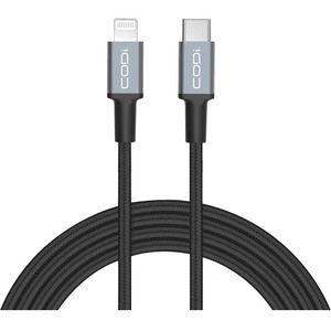 CODi 6' USB-C to Lightning (MFI Certified) Braided Nylon Charge & Sync Cable