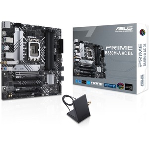 Asus Prime B660M-A AC D4 Desktop Motherboard