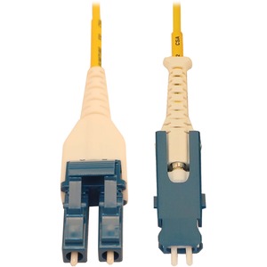 Tripp Lite N383L-02M 40/100/400G Singlemode 9/125 OS2 Fiber Cable, Yellow, 2 m (6.6 ft.)