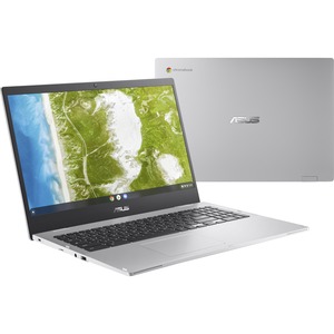 Asus Chromebook 15.6" Chromebook 1920 x 1080 FHD Intel Celeron N4500 4GB RAM 64GB eMMC Transparent Silver