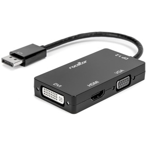 Rocstor Premium 3-in-1 DisplayPort to HDMI [4K], VGA, or DVI Converter Adapter