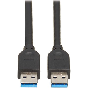 Tripp Lite USB 3.2 Gen 1 SuperSpeed A/A Cable (M/M), Black, 6 ft. (1.83 m)