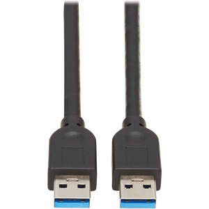 Tripp Lite U325-015 USB 3.0 SuperSpeed A/A Cable (M/M), Black, 15 ft.