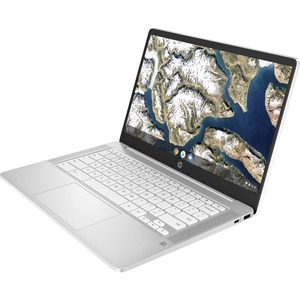 HP Chromebook 14" Touchscreen Intel Celeron N4120 4GB RAM 64GB eMMC Ceramic White