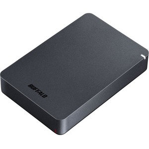 BUFFALO 4TB MiniStation PGF Portable External Hard Drive HDD Shock Resistant, USB 3.0 (3.2 Gen 1x1) for PC, Mac