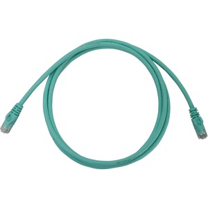 Tripp Lite Cat6a 10G Snagless Molded UTP Ethernet Cable (RJ45 M/M), PoE, Aqua, 6 ft. (1.8 m)