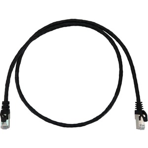 Tripp Lite Cat6a 10G Snagless Shielded Slim STP Ethernet Cable (RJ45 M/M), PoE, Black, 3 ft. (0.9 m)