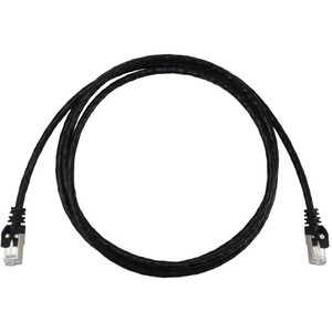Tripp Lite Cat6a 10G Snagless Shielded Slim STP Ethernet Cable (RJ45 M/M), PoE, Black, 5 ft. (1.5 m)