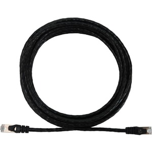 Tripp Lite Cat6a 10G Snagless Shielded Slim STP Ethernet Cable (RJ45 M/M), PoE, Black, 15 ft. (4.6 m)