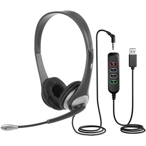 Cyber Acoustics Stereo 3.5mm And USB Controller Headset