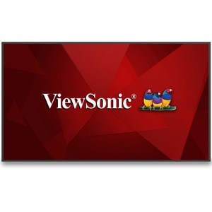 ViewSonic CDE4330 43" 4K UHD Wireless Presentation Display 24/7 Commercial Display with Portrait Landscape, USB C, Wifi/BT Slot, RJ45 and RS232