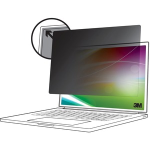3M&trade; Bright Screen Privacy Filter for 13.3in Full Screen Laptop, 16:9, BP133W9E
