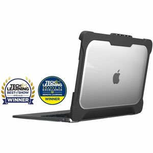 MAXCases, Laptop Cases, 13, 13 inches, Impact-absorbing, custom fit, ideal for school, Macbook air M2, black, clear, custom colors