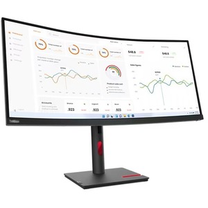 Lenovo ThinkVision T34w-30 34" Class UW-QHD Curved Screen LCD Monitor
