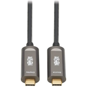 Tripp Lite USB-C to USB-C Plenum-Rated Fiber Active Optical Cable (AOC)