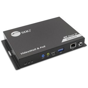 SIIG 4K 60Hz 18Gbps HDMI over IP Matrix Receiver 394ft TAA Compliant
