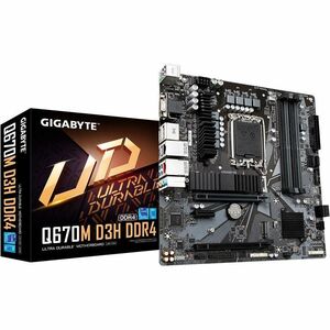 Gigabyte Ultra Durable Q670M D3H DDR4 Desktop Motherboard