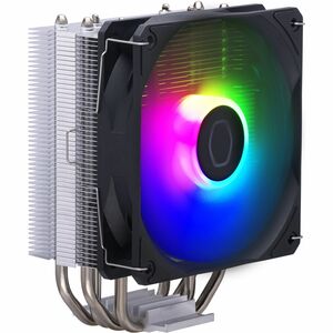 Cooler Master Hyper 212 Spectrum V3 CPU Air Cooler, ARGB Sync, 120mm PWM Fan, 4 Copper Direct Contact Heat Pipes, 152mm Tall, AMD Ryzen AM5/AM4, Intel LGA1700/1200 (RR-S4NA-17PA-R1)