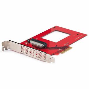 StarTech.com U.3 to PCIe Adapter Card, PCIe 4.0 x4 Adapter For 2.5" U.3 NVMe SSDs, SFF-TA-1001 PCI Express Add-in Card, TAA Compliant\n