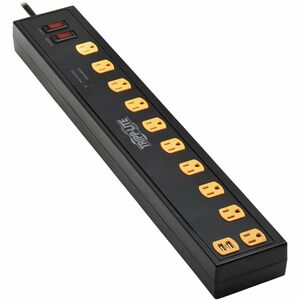 Tripp Lite by Eaton Protect It! 10-Outlet Surge Protector with Swivel Light Bars