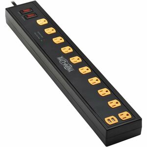 Tripp Lite by Eaton Protect It! 10-Outlet Surge Protector with Swivel Light Bars