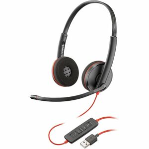 Poly Blackwire 3220 Stereo USB-A Headset TAA (Bulk)