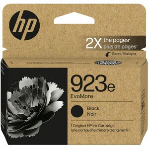 HP Original 923e Black EvoMore Ink Cartridge | Works OfficeJet 8120 Series, OfficeJet Pro 8130 Series | Carbon Neutral | 4K0T7LN
