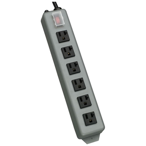 Tripp Lite by Eaton Industrial Power Strip, 6-Outlet, 15 ft. (4.6 m) Cord, 5-20P Plug