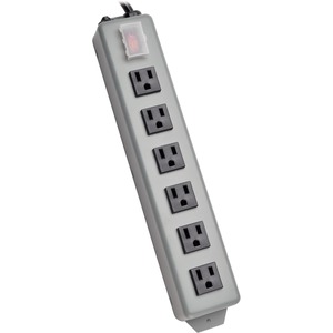 Tripp Lite by Eaton Waber Industrial Power Strip Metal Lighted Power Switch 6-Outlet 6 ft. (1.83 m) Cord