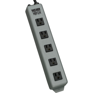 Tripp Lite by Eaton Industrial Power Strip, 5-Outlet, 6 ft. (1.8 m) Cord, Switchless