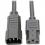 Eaton Tripp Lite Series Heavy Duty PDU Power Cord, C13 To C14   15A, 250V, 14 AWG, 10 Ft. (3.05 M), Black 300/500