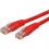 StarTech.com 15ft CAT6 Ethernet Cable   Red Molded Gigabit   100W PoE UTP 650MHz   Category 6 Patch Cord UL Certified Wiring/TIA 300/500