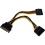 StarTech.com 6in SATA Power Y Splitter Cable Adapter 300/500