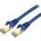 StarTech.com 1ft CAT6a Ethernet Cable   10 Gigabit Category 6a Shielded Snagless 100W PoE Patch Cord   10GbE Blue UL Certified Wiring/TIA 300/500