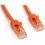 StarTech.com 3ft CAT6 Ethernet Cable   Orange Snagless Gigabit   100W PoE UTP 650MHz Category 6 Patch Cord UL Certified Wiring/TIA 300/500