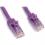 StarTech.com 3ft CAT6 Ethernet Cable   Purple Snagless Gigabit   100W PoE UTP 650MHz Category 6 Patch Cord UL Certified Wiring/TIA 300/500
